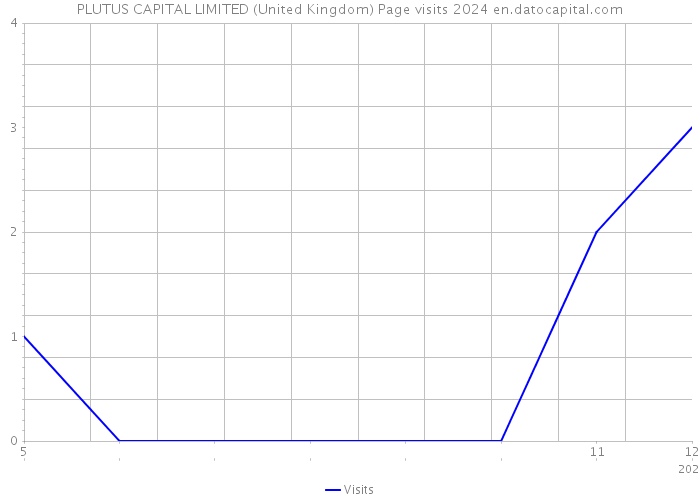 PLUTUS CAPITAL LIMITED (United Kingdom) Page visits 2024 