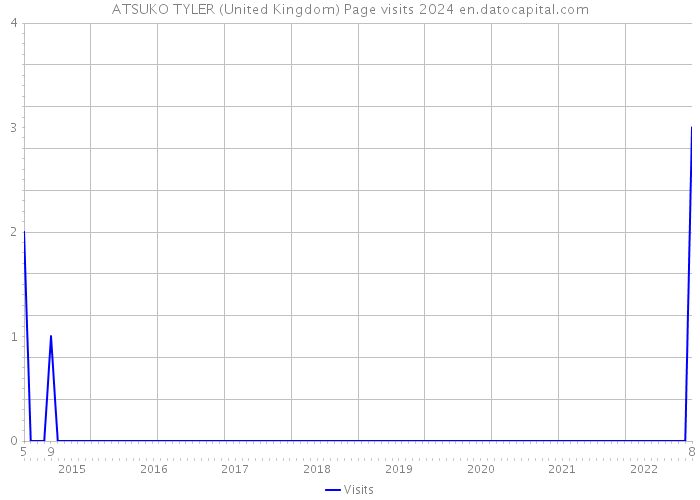 ATSUKO TYLER (United Kingdom) Page visits 2024 