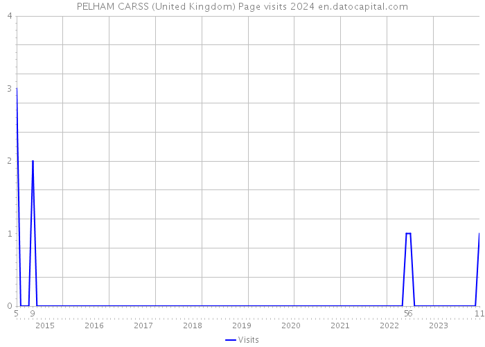 PELHAM CARSS (United Kingdom) Page visits 2024 