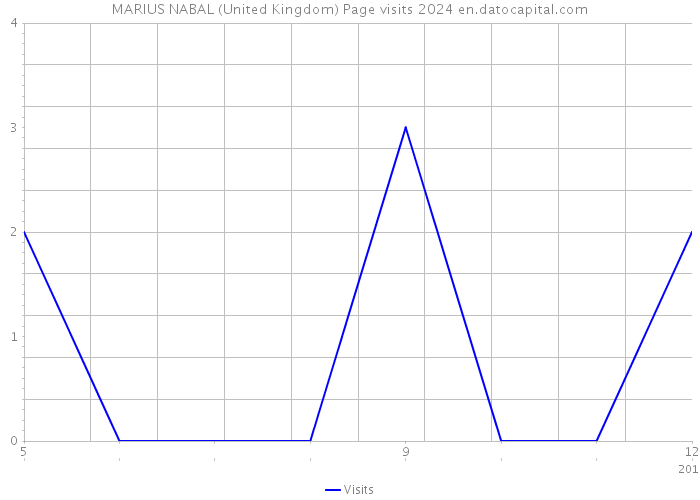 MARIUS NABAL (United Kingdom) Page visits 2024 