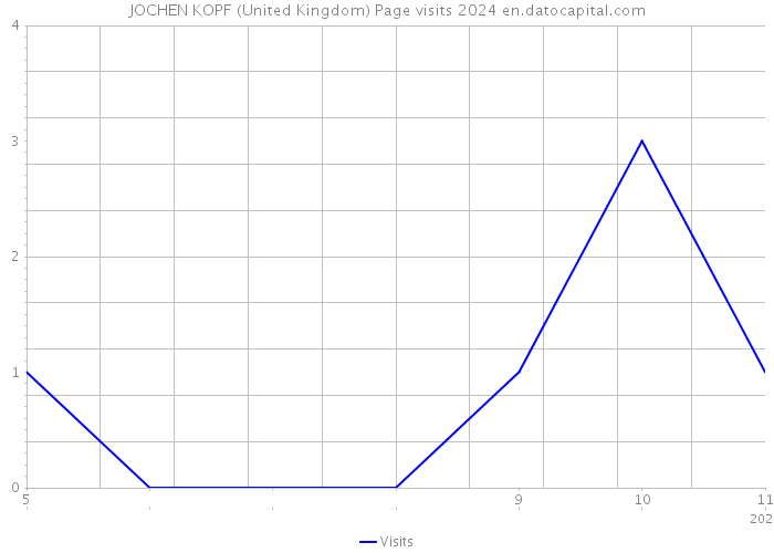 JOCHEN KOPF (United Kingdom) Page visits 2024 
