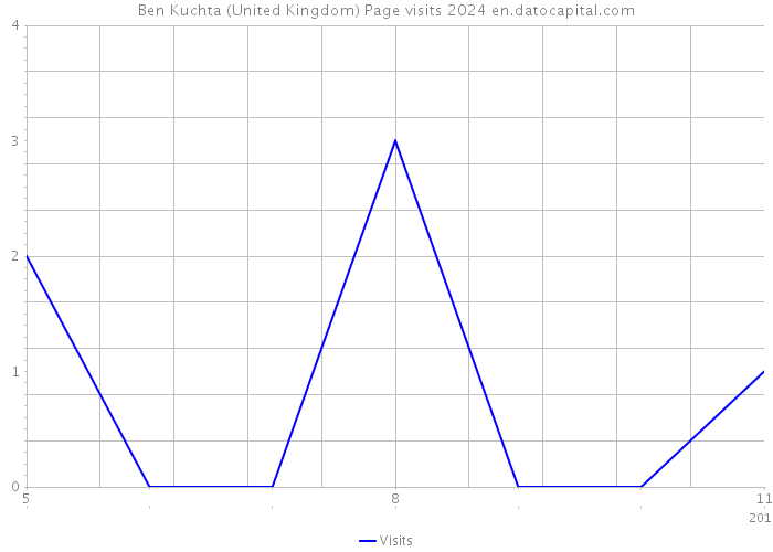 Ben Kuchta (United Kingdom) Page visits 2024 