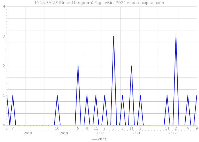 LYNN BANIS (United Kingdom) Page visits 2024 