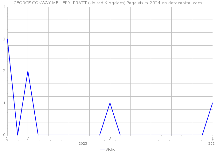 GEORGE CONWAY MELLERY-PRATT (United Kingdom) Page visits 2024 
