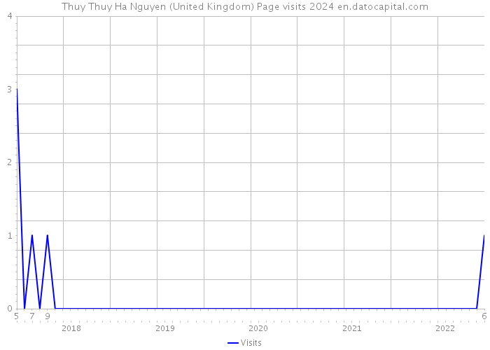 Thuy Thuy Ha Nguyen (United Kingdom) Page visits 2024 