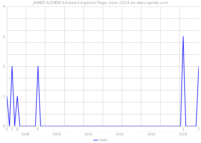 JAMES AGNEW (United Kingdom) Page visits 2024 