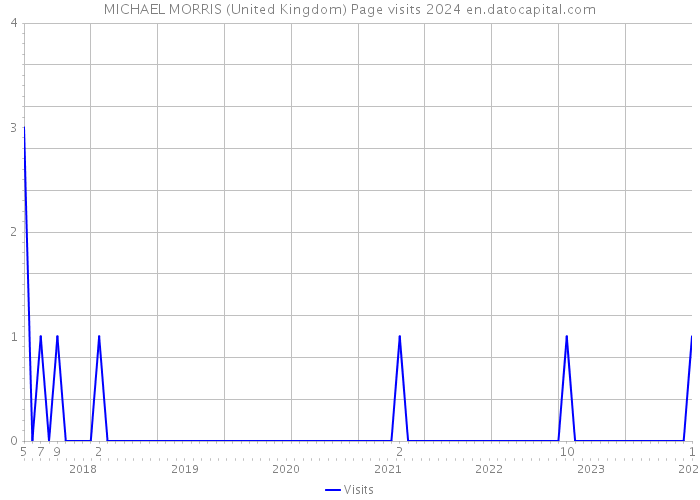 MICHAEL MORRIS (United Kingdom) Page visits 2024 