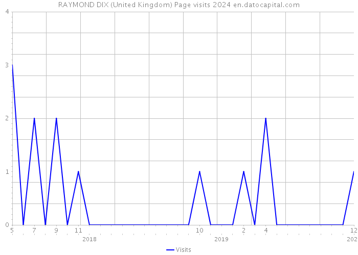 RAYMOND DIX (United Kingdom) Page visits 2024 