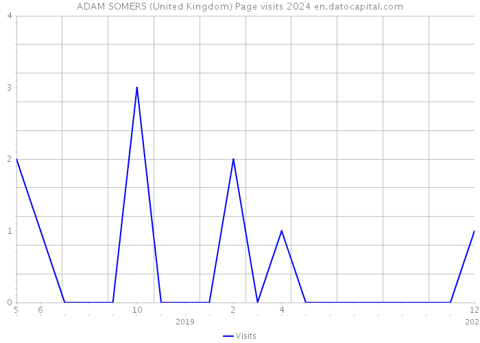 ADAM SOMERS (United Kingdom) Page visits 2024 