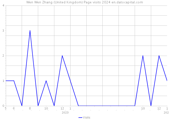 Wen Wen Zhang (United Kingdom) Page visits 2024 