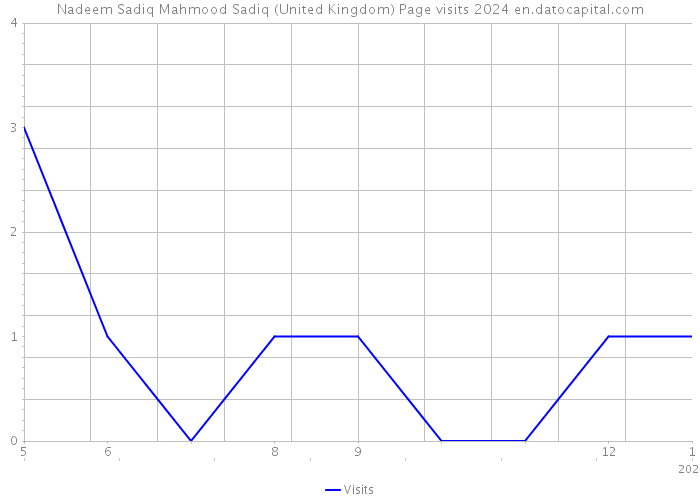Nadeem Sadiq Mahmood Sadiq (United Kingdom) Page visits 2024 