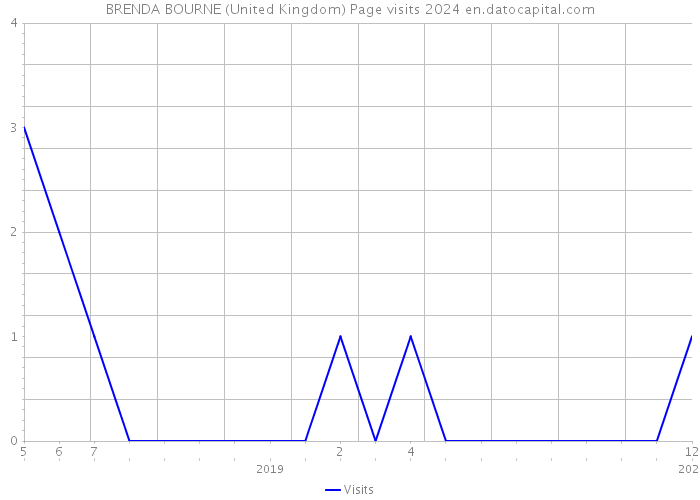 BRENDA BOURNE (United Kingdom) Page visits 2024 