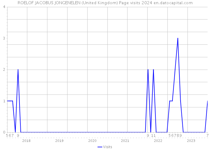 ROELOF JACOBUS JONGENELEN (United Kingdom) Page visits 2024 