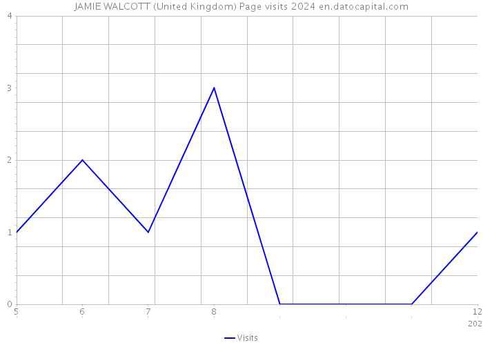 JAMIE WALCOTT (United Kingdom) Page visits 2024 