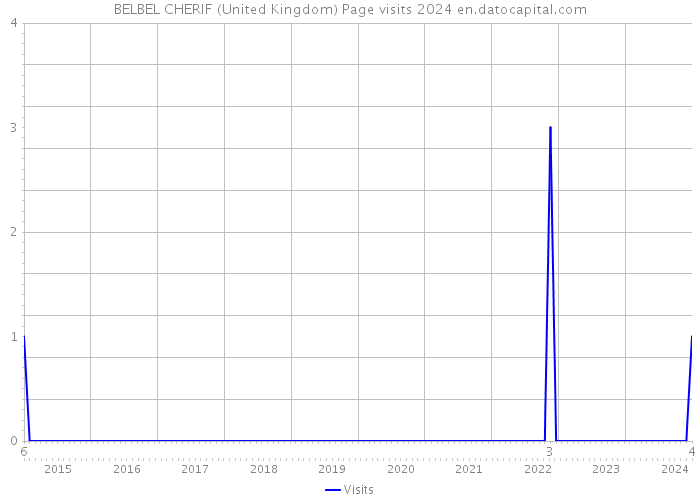 BELBEL CHERIF (United Kingdom) Page visits 2024 