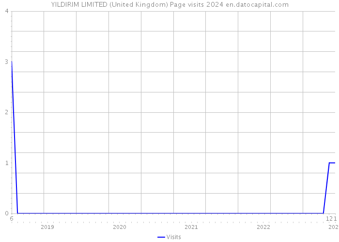 YILDIRIM LIMITED (United Kingdom) Page visits 2024 