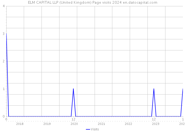 ELM CAPITAL LLP (United Kingdom) Page visits 2024 