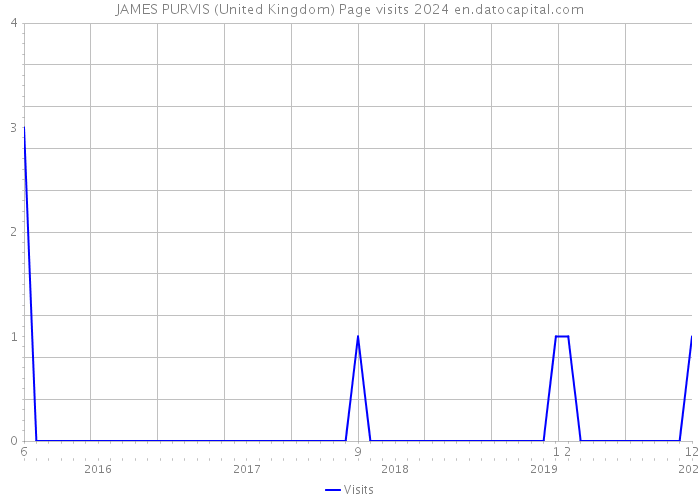 JAMES PURVIS (United Kingdom) Page visits 2024 