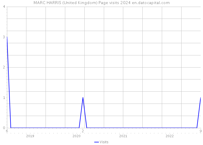 MARC HARRIS (United Kingdom) Page visits 2024 