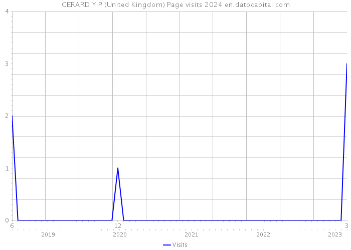 GERARD YIP (United Kingdom) Page visits 2024 