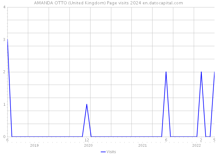 AMANDA OTTO (United Kingdom) Page visits 2024 