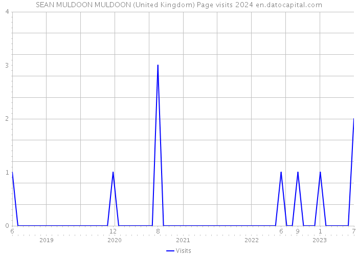 SEAN MULDOON MULDOON (United Kingdom) Page visits 2024 