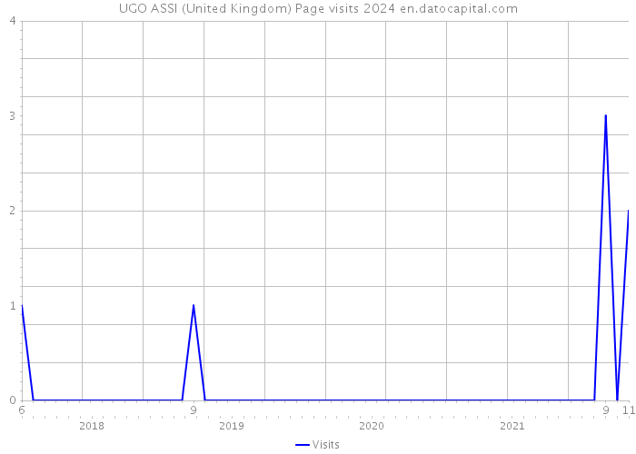 UGO ASSI (United Kingdom) Page visits 2024 