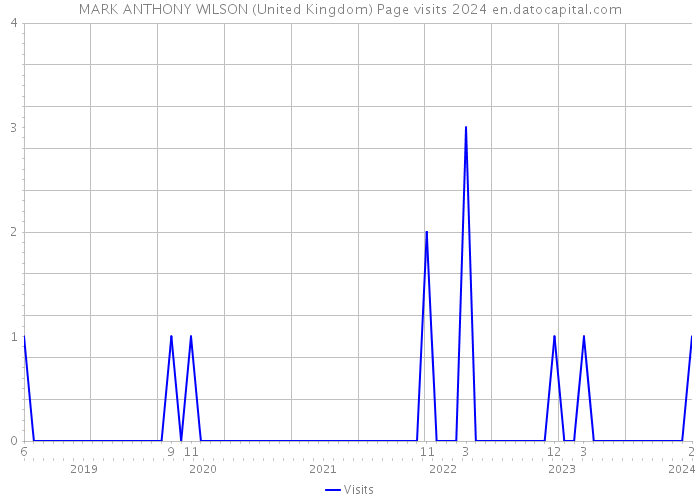 MARK ANTHONY WILSON (United Kingdom) Page visits 2024 