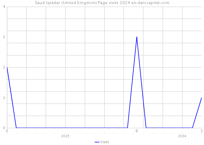 Saud Iqtadar (United Kingdom) Page visits 2024 