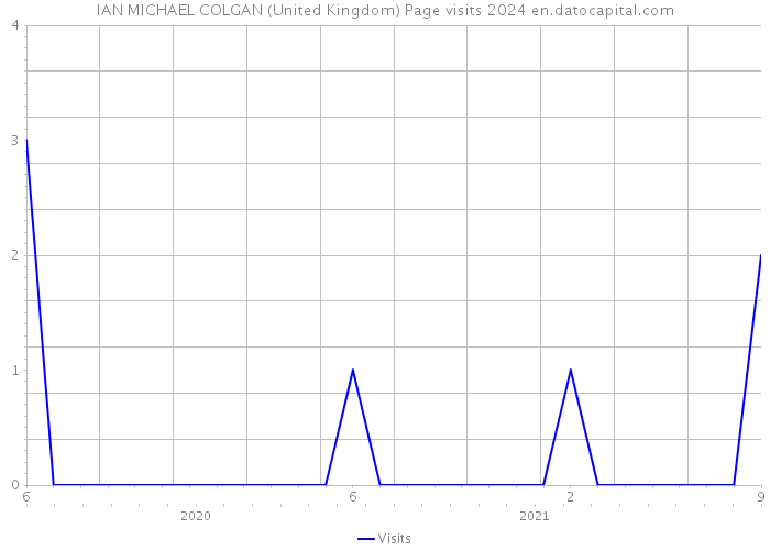 IAN MICHAEL COLGAN (United Kingdom) Page visits 2024 