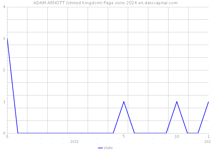 ADAM ARNOTT (United Kingdom) Page visits 2024 