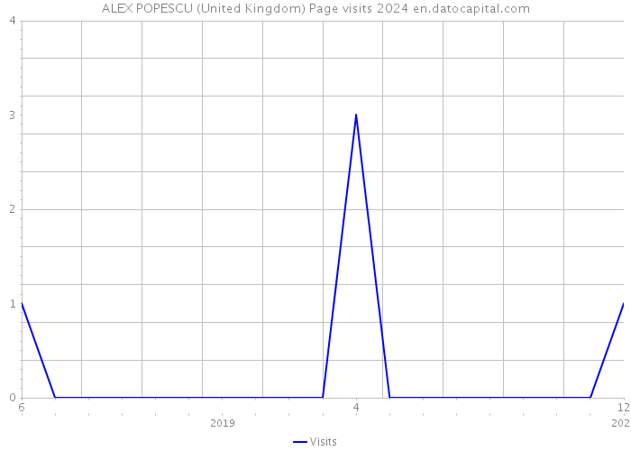 ALEX POPESCU (United Kingdom) Page visits 2024 