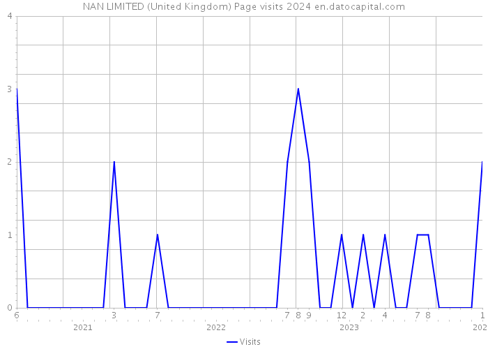 NAN LIMITED (United Kingdom) Page visits 2024 