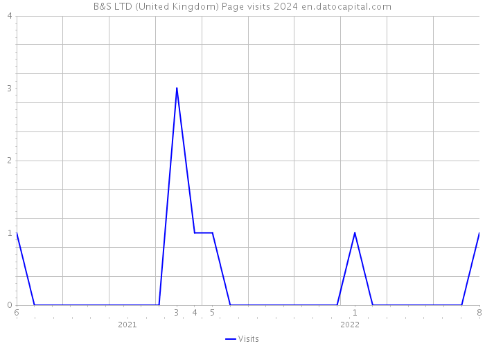 B&S LTD (United Kingdom) Page visits 2024 