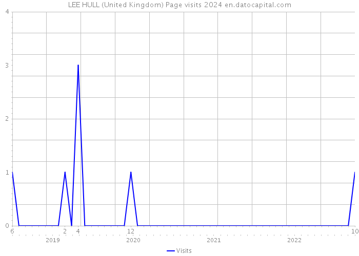 LEE HULL (United Kingdom) Page visits 2024 