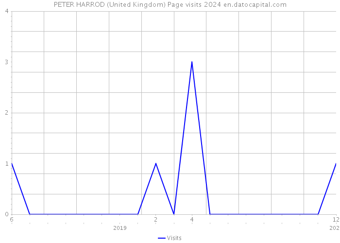 PETER HARROD (United Kingdom) Page visits 2024 