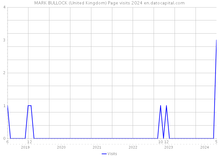 MARK BULLOCK (United Kingdom) Page visits 2024 
