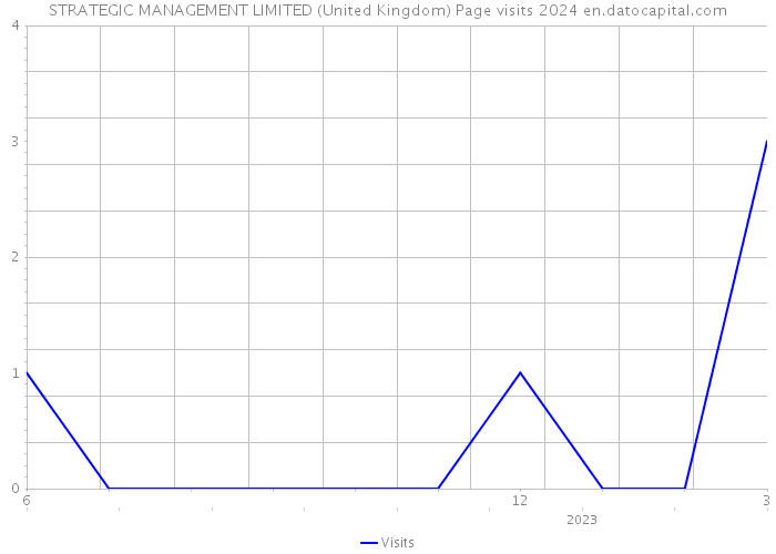 STRATEGIC MANAGEMENT LIMITED (United Kingdom) Page visits 2024 