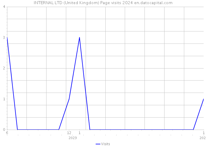 INTERNAL LTD (United Kingdom) Page visits 2024 