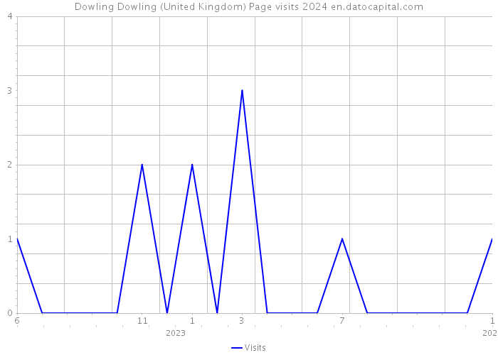 Dowling Dowling (United Kingdom) Page visits 2024 