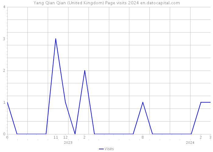 Yang Qian Qian (United Kingdom) Page visits 2024 