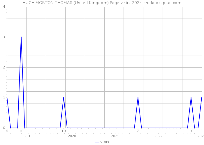 HUGH MORTON THOMAS (United Kingdom) Page visits 2024 