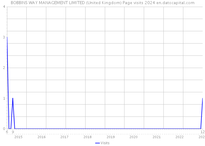 BOBBINS WAY MANAGEMENT LIMITED (United Kingdom) Page visits 2024 