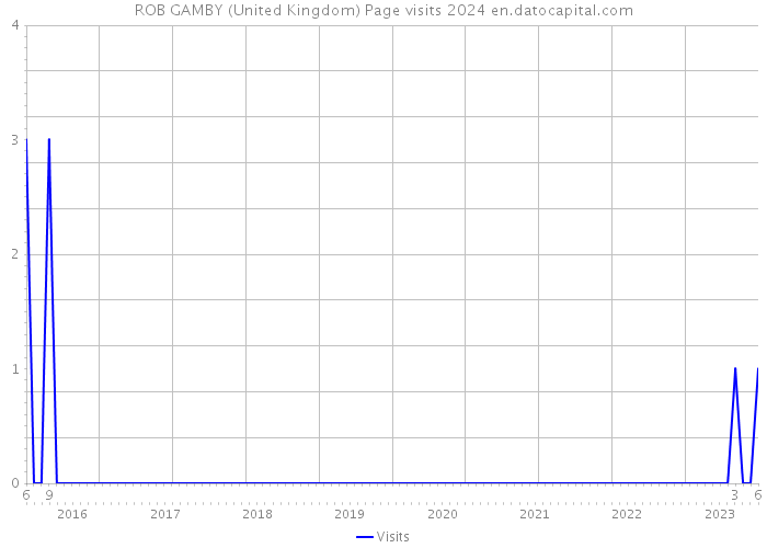ROB GAMBY (United Kingdom) Page visits 2024 