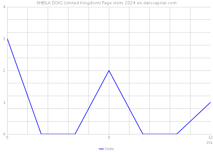 SHEILA DOIG (United Kingdom) Page visits 2024 