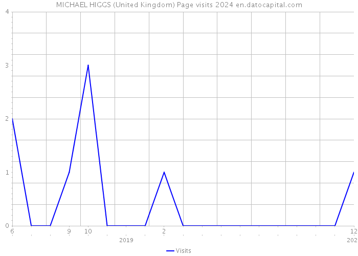 MICHAEL HIGGS (United Kingdom) Page visits 2024 