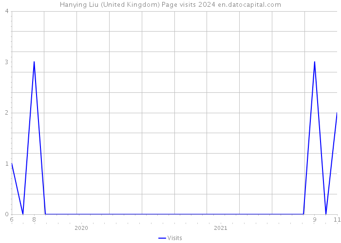 Hanying Liu (United Kingdom) Page visits 2024 