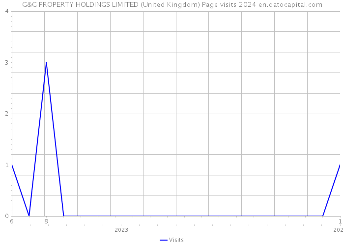 G&G PROPERTY HOLDINGS LIMITED (United Kingdom) Page visits 2024 