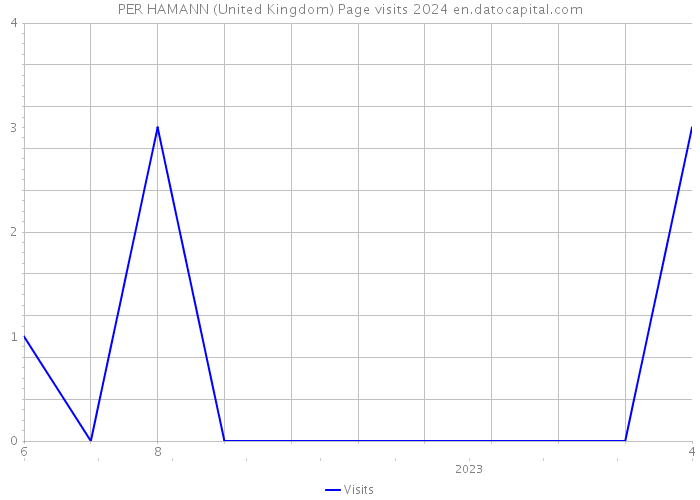 PER HAMANN (United Kingdom) Page visits 2024 