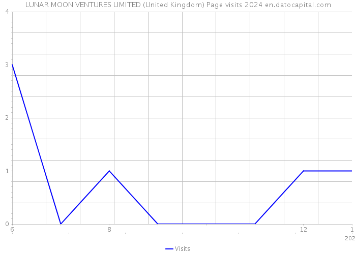 LUNAR MOON VENTURES LIMITED (United Kingdom) Page visits 2024 